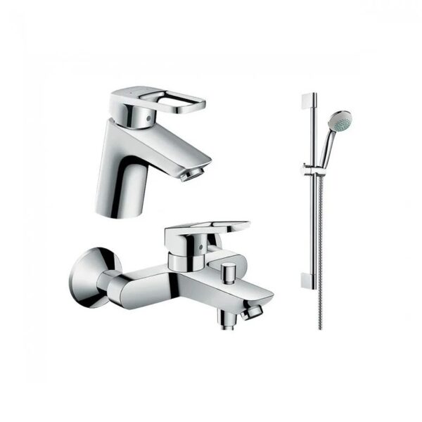 Комплект смесителей для ванны 3 в 1 Hansgrohe Logis Loop 1062017