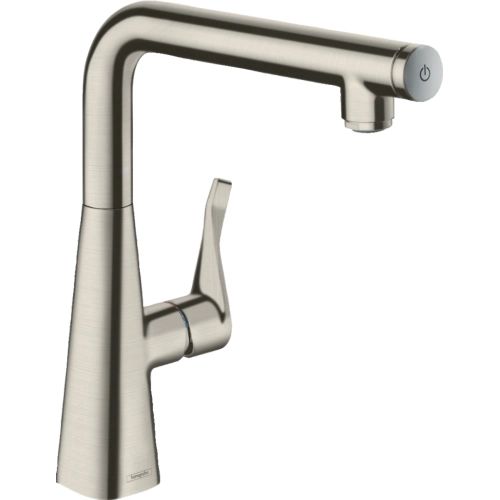 Смесители для кухни Hansgrohe Metris Select под сталь арт. 14847800