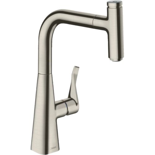 Смесители для кухни Hansgrohe Metris Select под сталь арт. 14857800