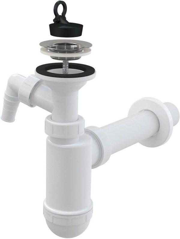 Сифон для умывальника d63 Alcoplast A41P пластик