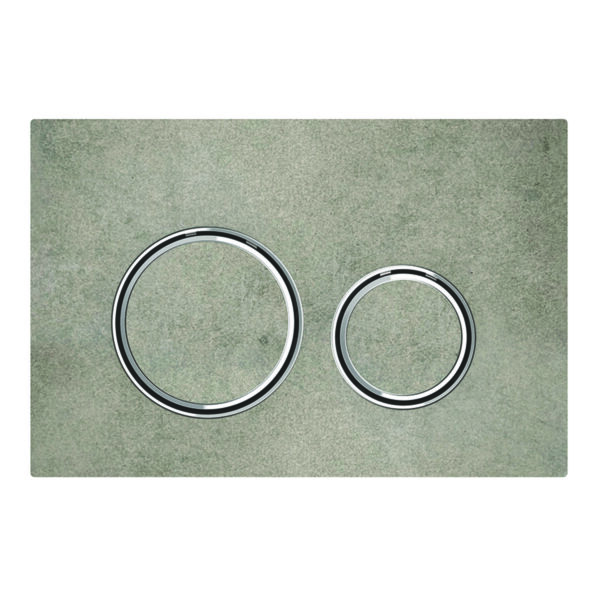 Смывная клавиша Geberit Sigma21, двойной смыв: глянцевый хром, под бетон 115.884.JV.1