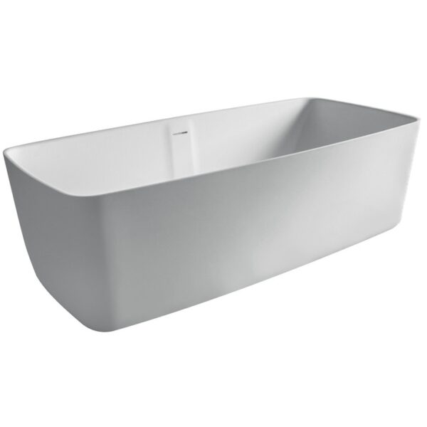 Ванна отдельностоящая VOLLE  каменная, 168*80*53см, Solid surface 12-40-034