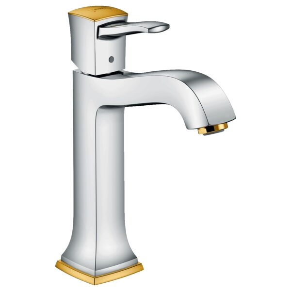 Смеситель для раковины Hansgrohe Metropol Classic хром под золото арт. 31302090