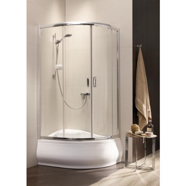 Душевая кабина Radaway Premium Plus E 1000x800x1700 профиль хром, стекло фабрик 30481-01-06N