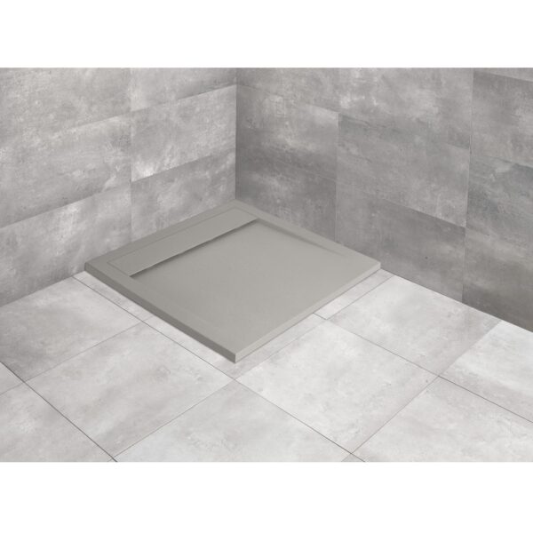 Душевой поддон Radaway Teos C 1000x1000x40, литой камень, цемент HTC100100-74
