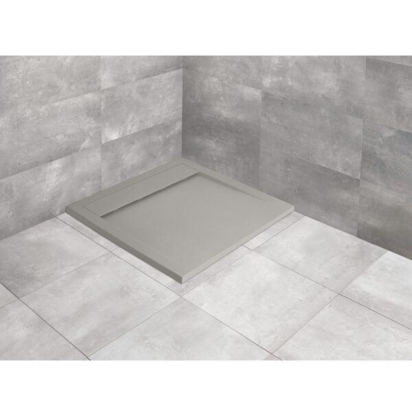Душевой поддон Radaway Teos C 800x800x40, литой камень, цемент HTC8080-74