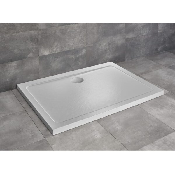 Душевой поддон Radaway Doros D 1200x1000x50, акрил, белый "под камень" SDRD1210-01-04S