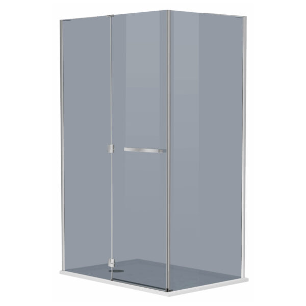 Душевая кабина EGER Megerka 120*80*190см (стекла + двери), распашная, левая, стекло тонированное 6мм (3коробки) 599-330/1L