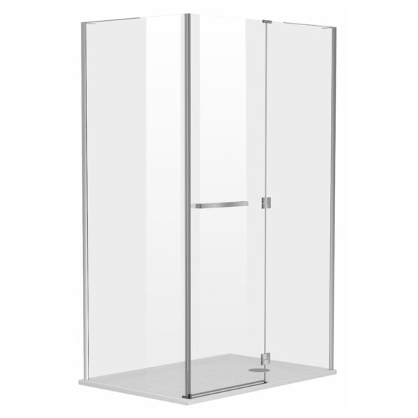 Душевая кабина EGER Megerka 120*80*190см (стекла+двери), распашная, стекло прозрачное 6мм, правая(3коробки) 599-330TR/1R