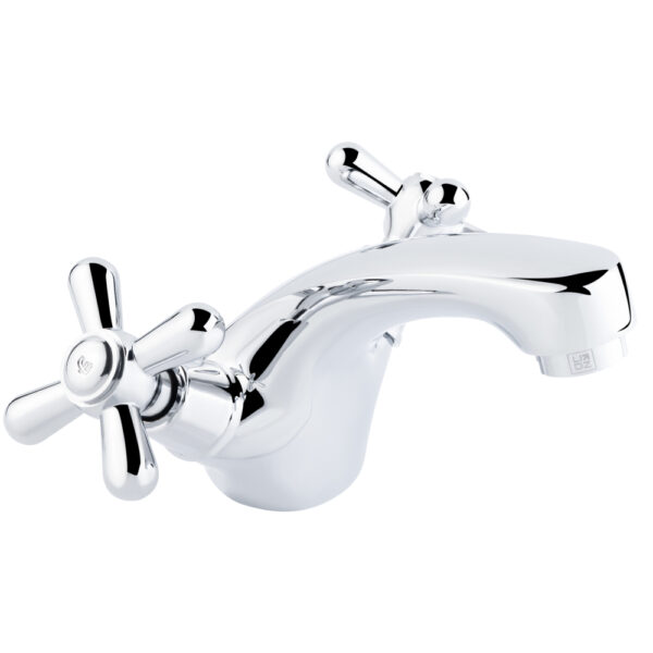 Смеситель для раковины Lidz Dominox 161 двухвентильный Chrome (LDDOM161CRM35532)