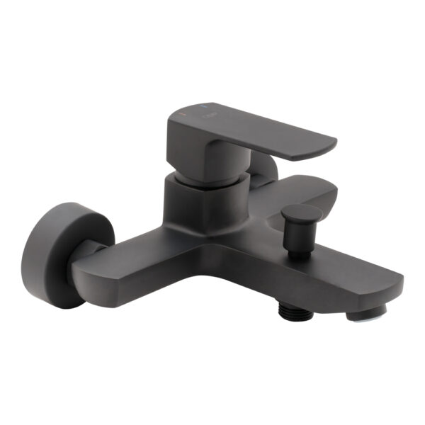 Смеситель для ванны Qtap Lipno Black Matt (QTNH3023101DCB)