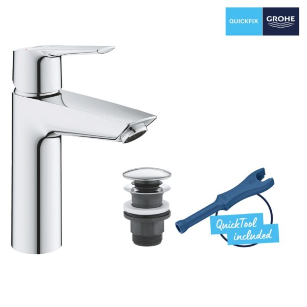 Смеситель для раковины Grohe QuickFix Start однорычажный M-Size (23746002)