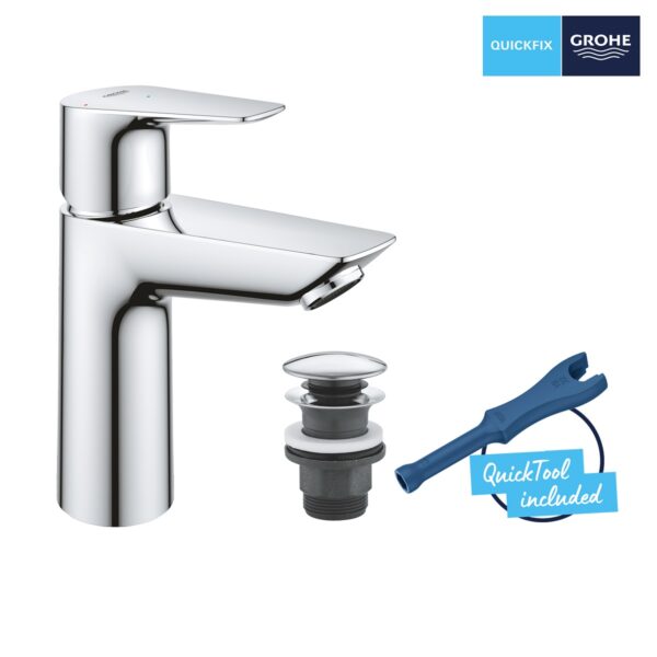 Смеситель для раковины Grohe QuickFix StartEdge однорычажный M-Size (23909001)