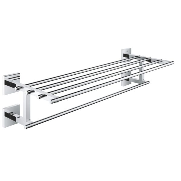 Полка для полотенец с дополнительной горизонтальной штангой Grohe QuickFix Start Cube (41099000)