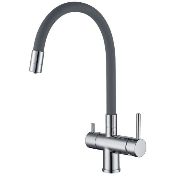 Смеситель для кухни с фильтром Gappo G4398-30 с гибким изливом хром