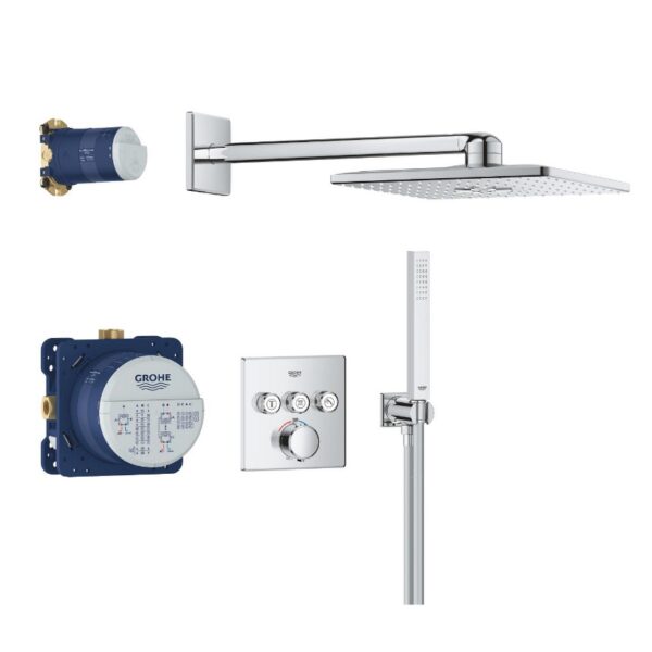 Скрытая душевая система Grohe QuickFix Precision SmartControl с Vitalio SmartActive 310 Cube (34875000)
