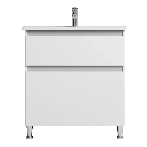 Тумба с раковиной, напольная, 80 см, 2 ящика M85-FSX0802-WC0802WG38 AM.PM X-Joy