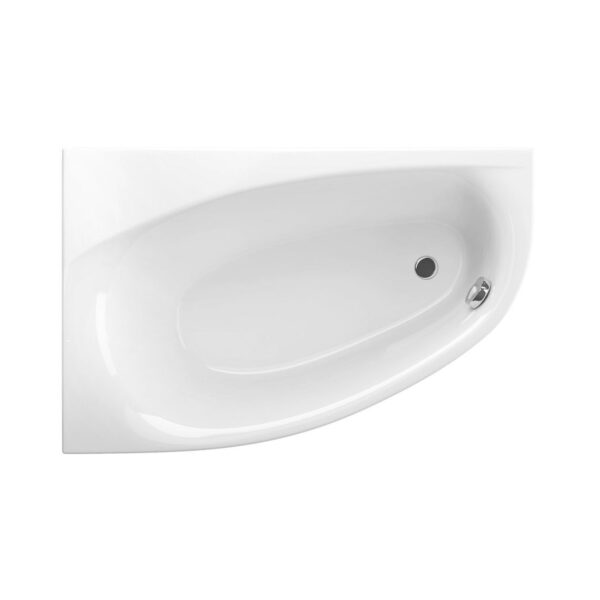 Ванна акриловая Radaway Naxia 170x110 см, левая, с ножками и сифоном WA1-33-170x110LS