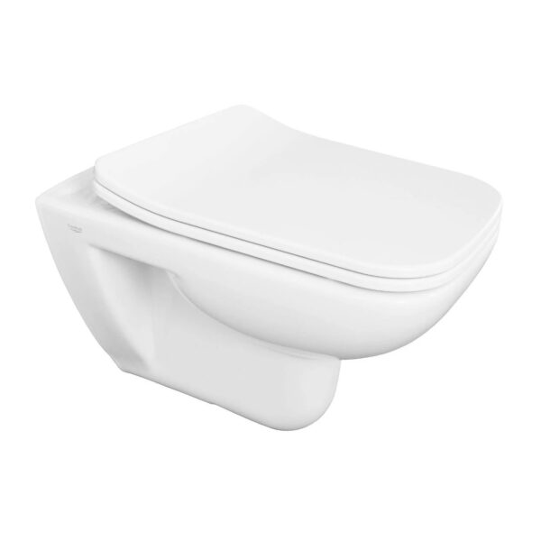 Унитаз подвесной Аква Родос, коллекция Duru 018500, сиденье Duru Slim Soft-Close (АР000040676)