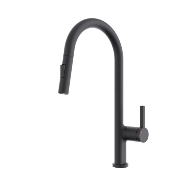 Смеситель для кухни AquaRodos, коллекция BARI 02 BLACK MATTE (АР000082525)
