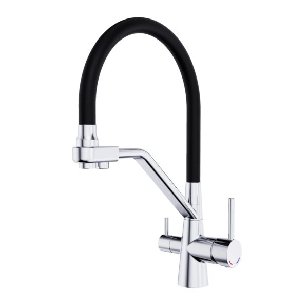 Смеситель для кухни AquaRodos, коллекция BOLONIA 01 CHROME с подключением к фильтру (АР000084835)