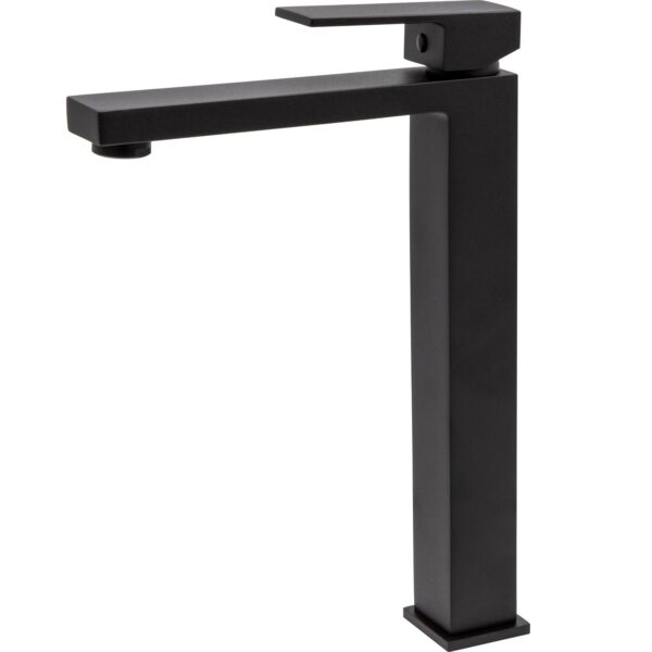 Смеситель для умывальника AquaRodos высокий, ITALY 02 BLACK MATTE  (АР000084955)
