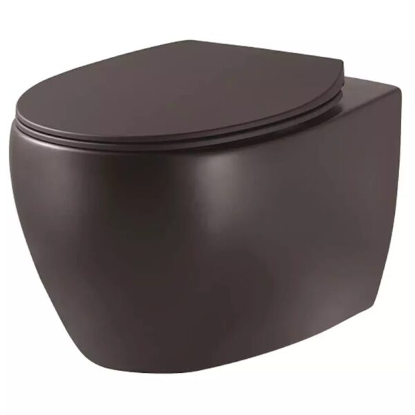 Унитаз подвесной Devit Acqua безободковый с сидением slim, soft-close, quickfix(3020155B)