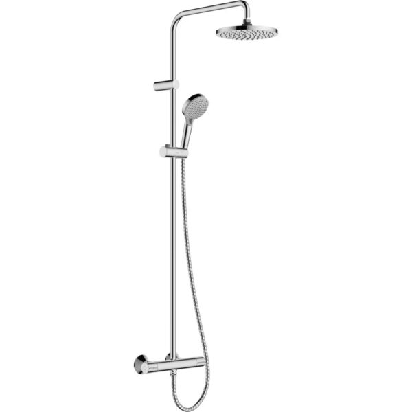 Душевая система hansgrohe Vernis Blend Showerpipe 200 1jet EcoSmart с термостатом.