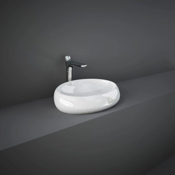 Раковина RAK Ceramics Cloud 58 см на столешницу (CLOCT6000AWHA).