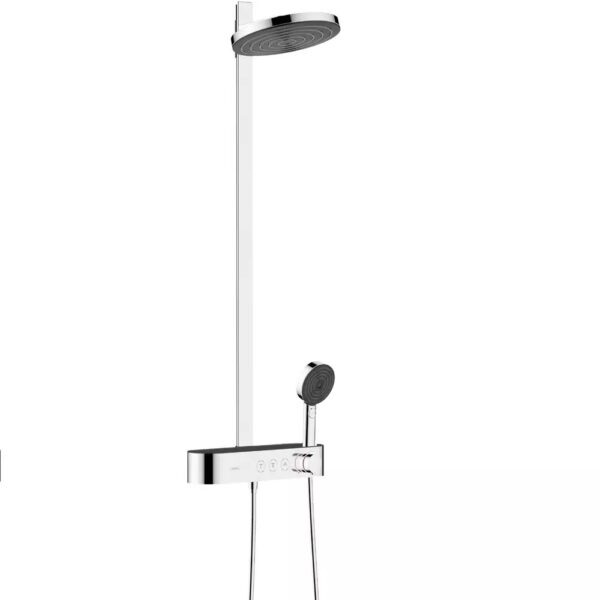 Душевая система hansgrohe Pulsify Showerpipe 260 2jet EcoSmart с термостатом.