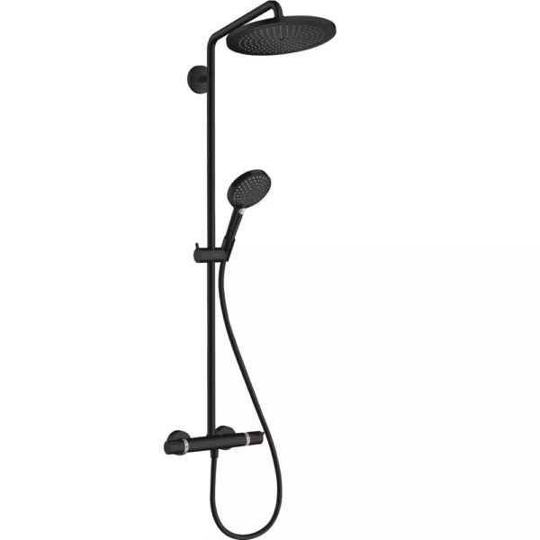 Душевая система hansgrohe Croma Select S Showerpipe 280 1jet с термостатом.