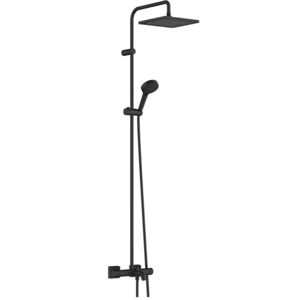 Душевая система hansgrohe Vernis Blend Showerpipe 240 1jet с термостатом черный матовый (26900670)