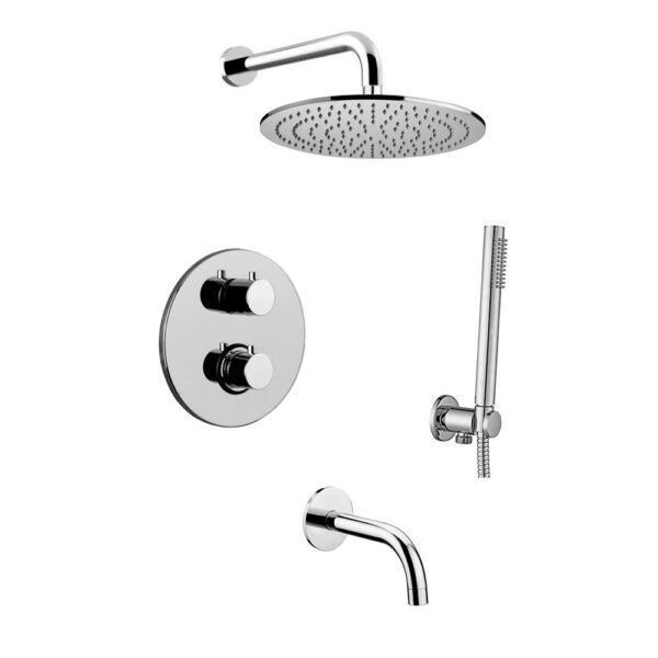 Душевая система с изливом Paffoni Shower, верхний душ 300 мм