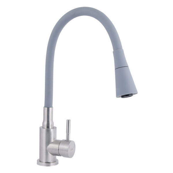 Смеситель для кухни Lidz Aria 015F31 с гибким изливом (k35) GNK LDARI015F31GNK31871