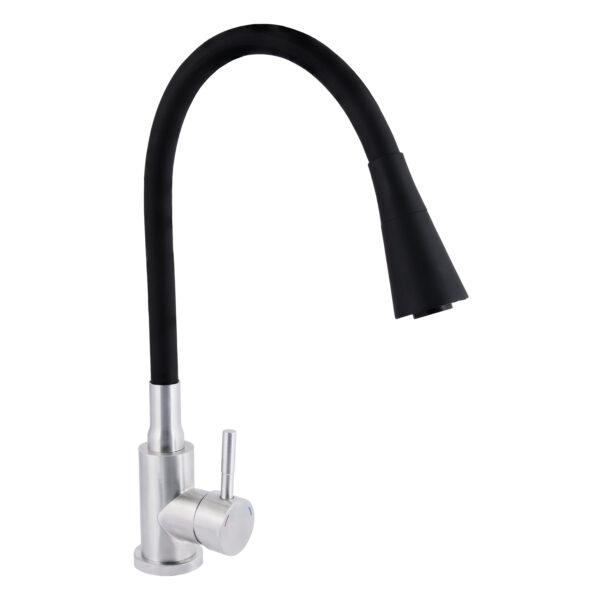 Смеситель для кухни Lidz Aria 015F31 с гибким изливом (k35)  BNK LDARI015F31BNK31872