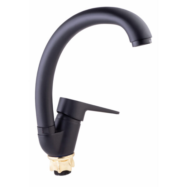 Смеситель для кухни Lidz Nicole 008F (k35) Black (LDNIC008FBLA35181)