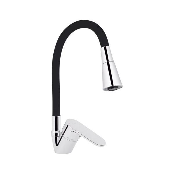 Смеситель для кухни Lidz Tani 008F3 с гибким изливом (k40) LDTAN008F3BCR39484 BCR