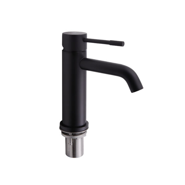 Смеситель для раковины Qtap Scorpio Black Matt (QTSCOR1050105B)