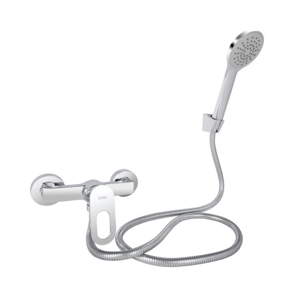 Смеситель для душа Lidz Latwa 010 с душевым гарнитуром (k40) LDLAT010CRM45416 Chrome