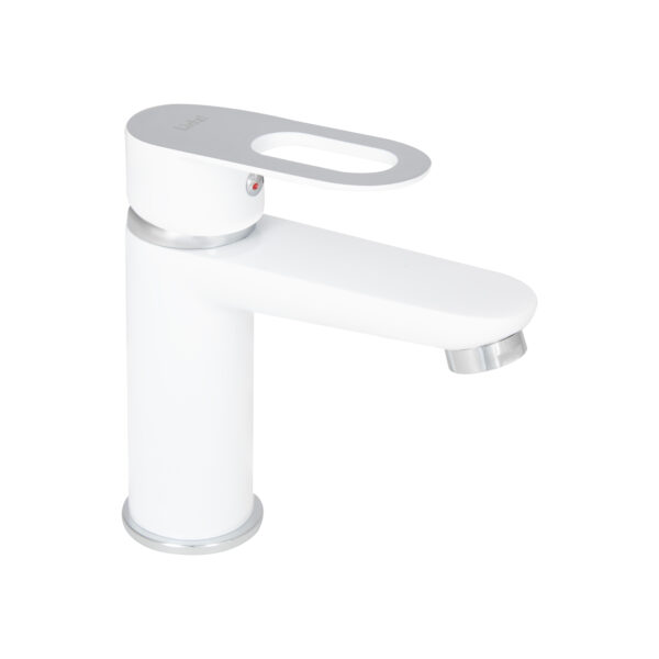Смеситель для раковины Lidz Latwa 001 (k35) White LDLAT001WHI45423