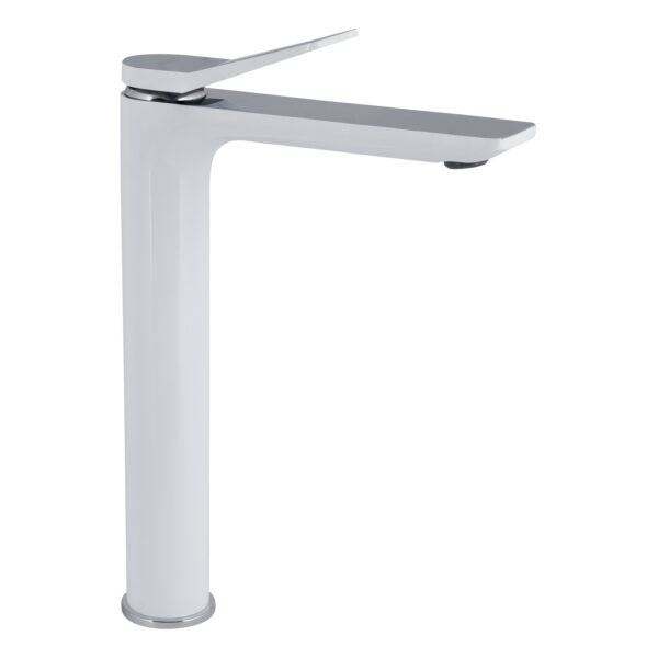 Смеситель для раковины Qtap Presto высокий Chrome/White QTPRE269CRW45577