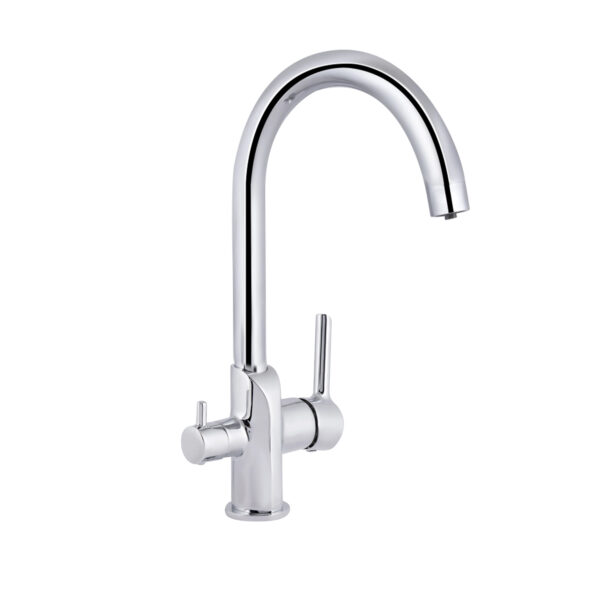 Смеситель для кухни Qtap Grand с подключением для питьевой воды Chrome QTGRA362CRM45667