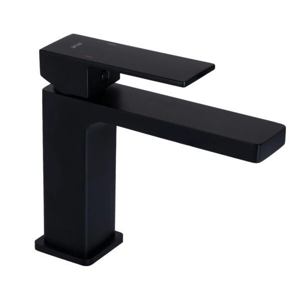 Смеситель для раковины Qtap Gemini Black Matt QTGEM270BLM45674