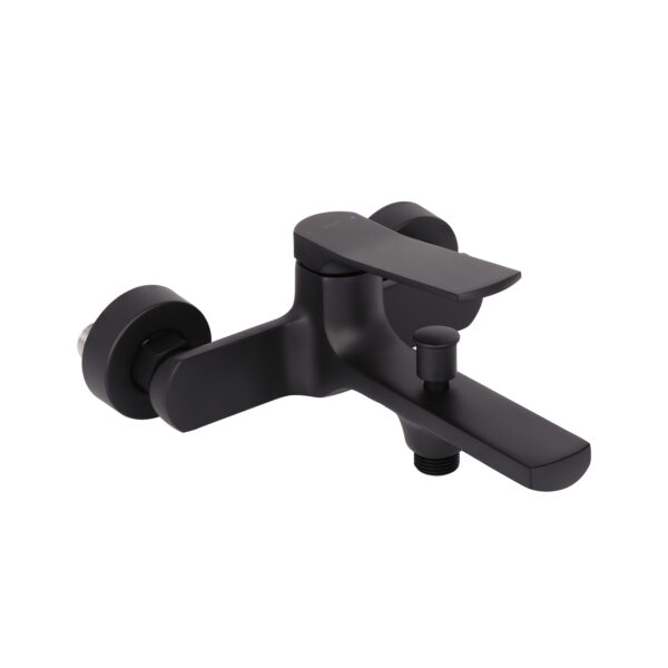 Смеситель для ванны Qtap Slavonice Black Matt QTSLA259BLM45918