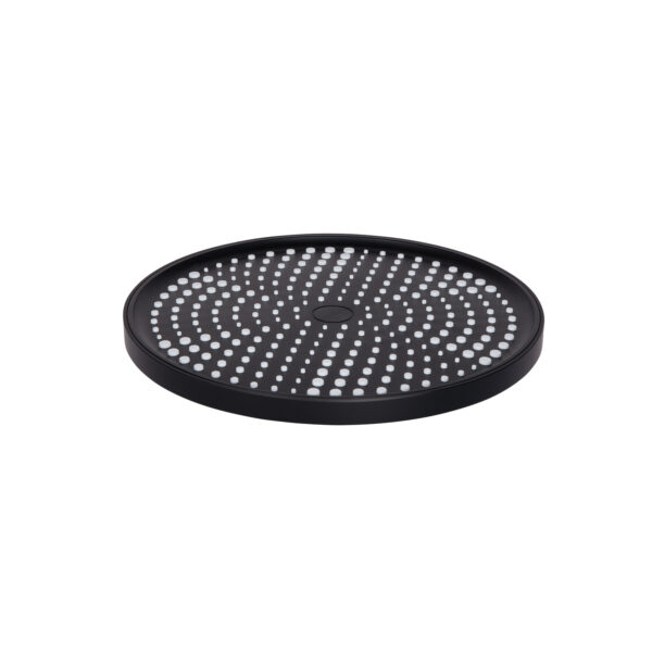 Лейка для верхнего душа Qtap Hlavova D 250 мм округлая Black Matt QTHLA107BLM45949