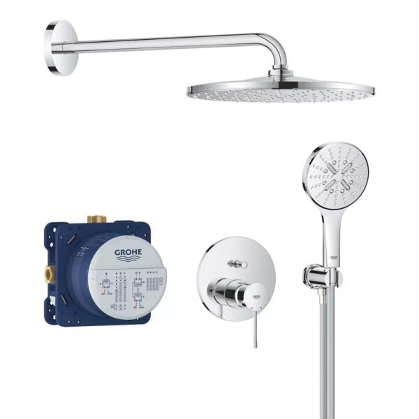 Душевая система скрытого монтажа Grohe Essence с верхним душем Rainshower Mono 310 (25287000)