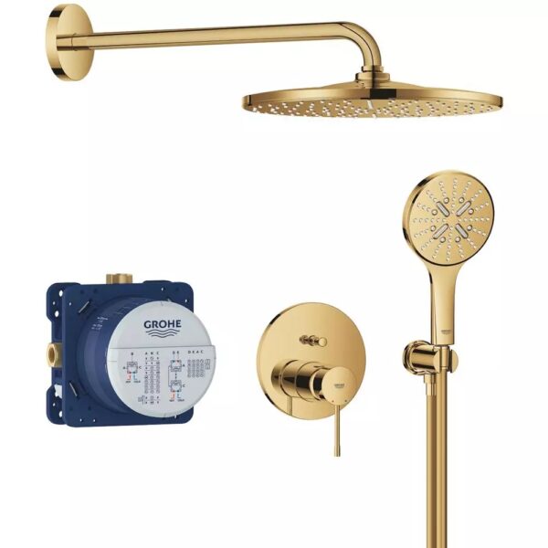 Душевая система Grohe Essence с верхним душем Rainshower Mono 310 (25287GL0)