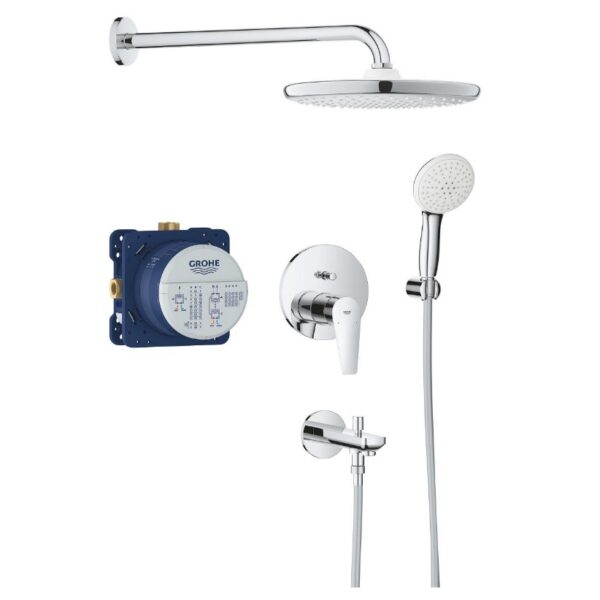 Душевая система скрытого монтажа Grohe BauEdge с верхним душем Tempesta 250 (25291000)