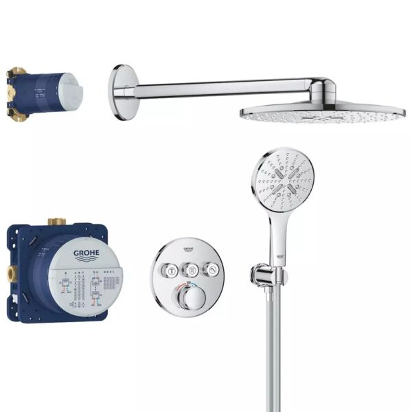 Душевой комплект Grohe Grohtherm SmartControl с верхним душем Rainshower SmartActive 310 (34863000)