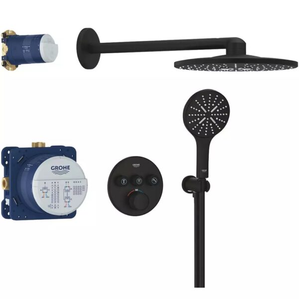 Душевая система скрытого монтажа Grohe Grohtherm SmartControl с верхним душем Rainshower SmartActive 310 (34863KF0)